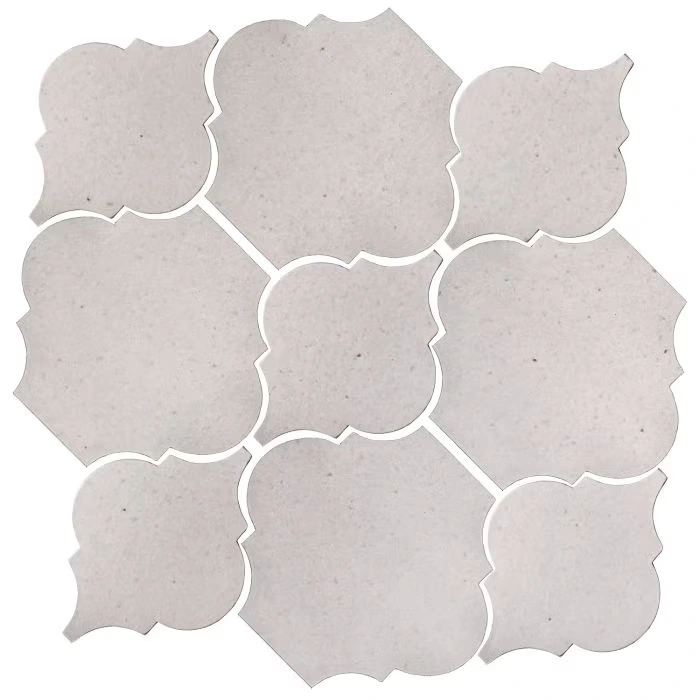 Studio Field Arabesque Pattern 5B High Fire Ceramic Great White