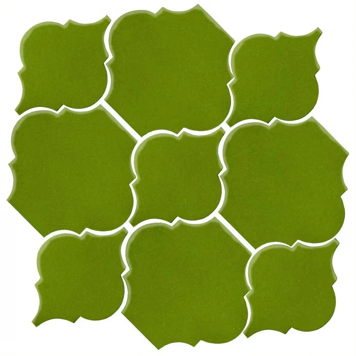 Studio Field Arabesque Pattern 5B High Fire Ceramic Jalapeno