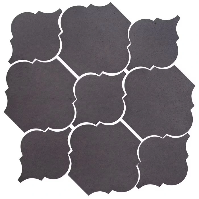 Studio Field Arabesque Pattern 5B High Fire Ceramic May Gray