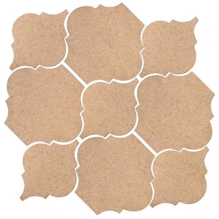 Studio Field Arabesque Pattern 5B High Fire Ceramic Shiitake