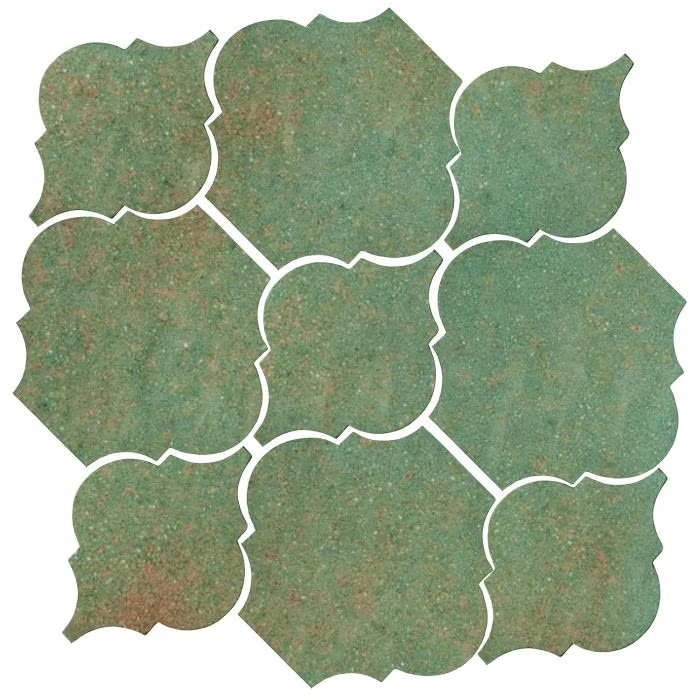 Studio Field Arabesque Pattern 5B High Fire Ceramic Turtle