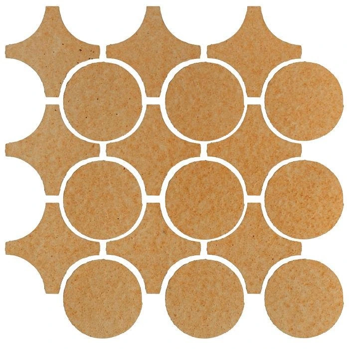 Studio Field Arabesque Pattern 9A High Fire Ceramic Yellowstone