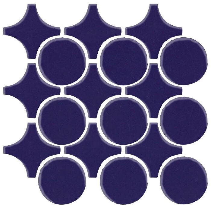 Studio Field Arabesque Pattern 9A High Fire Ceramic Ultramarine Studio Field Arabesque Pattern 9A High Fire Ceramic Ultramarine