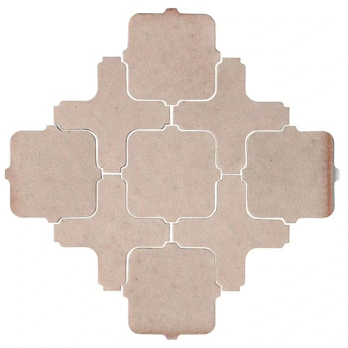 Studio Field Arabesque Pattern 11A High Fire Ceramic Alabaster