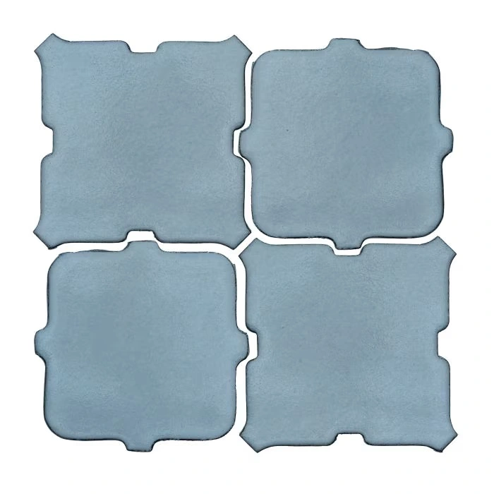 Studio Field Arabesque Pattern 11B High Fire Ceramic Turquoise