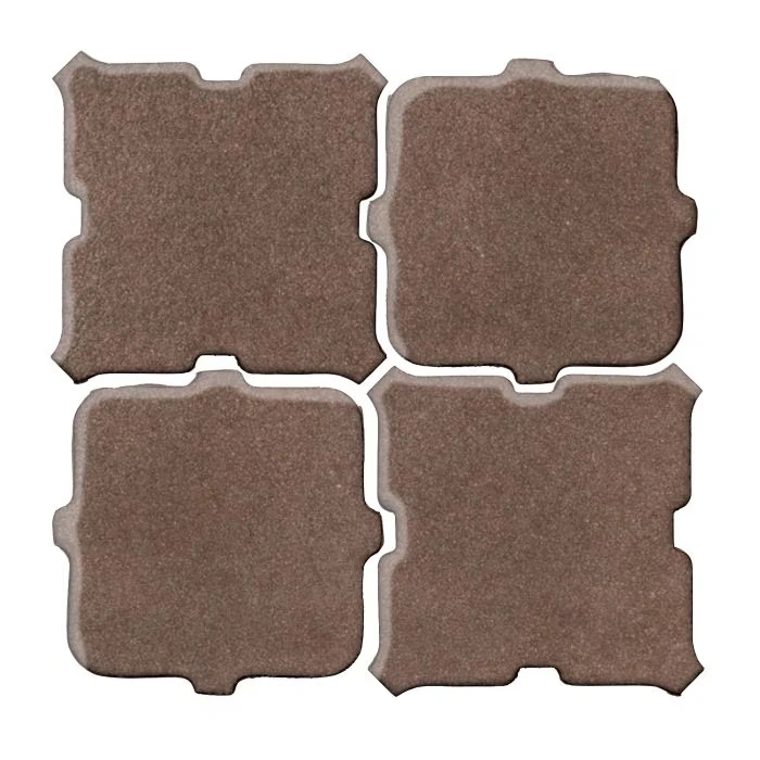 Studio Field Arabesque Pattern 11B High Fire Ceramic Suede