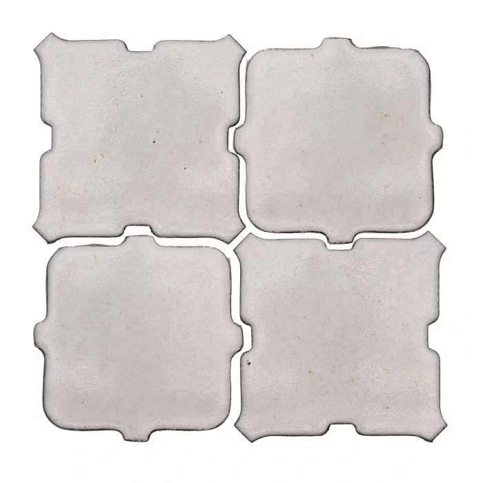 Studio Field Arabesque Pattern 11B High Fire Ceramic Sierra Snow