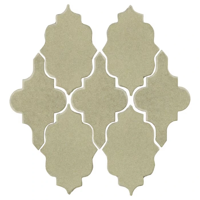 Studio Field Arabesque Pattern 12 High Fire Ceramic Aloe Vera