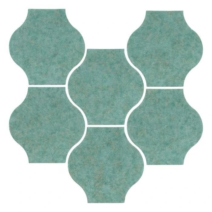 Sudio Field 5x5 Pata Grande High Fire Ceramic Tile Aqua