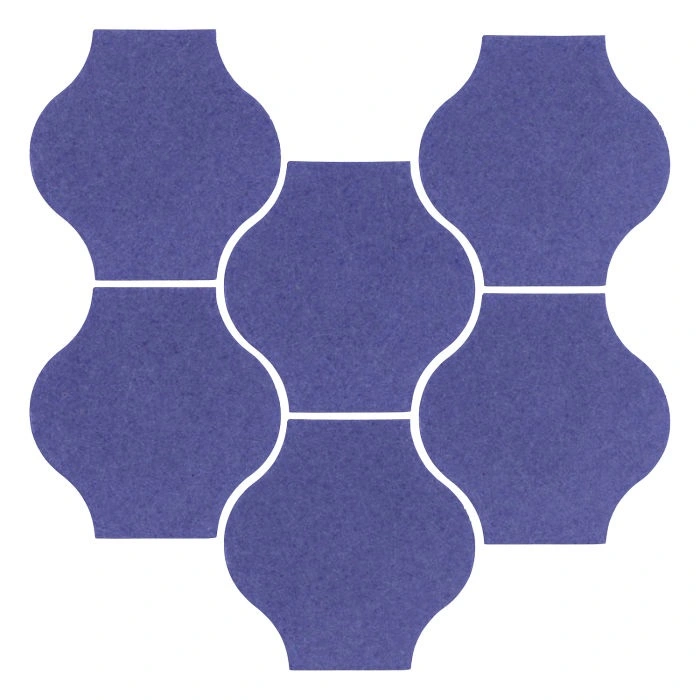 Sudio Field 5x5 Pata Grande High Fire Ceramic Tile Blue Satin