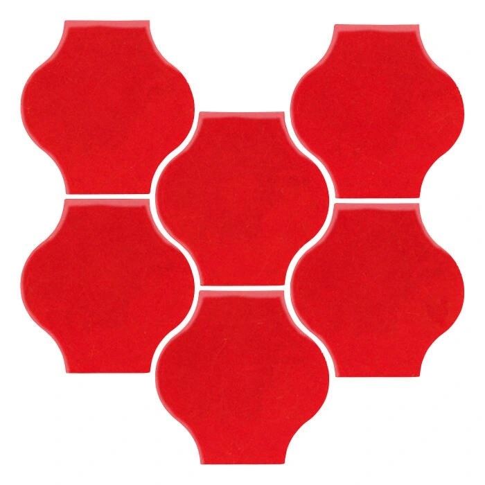Sudio Field 5x5 Pata Grande High Fire Ceramic Tile Cherry Tomato