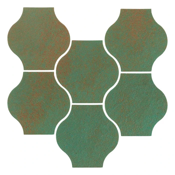 Sudio Field 5x5 Pata Grande High Fire Ceramic Tile Copper