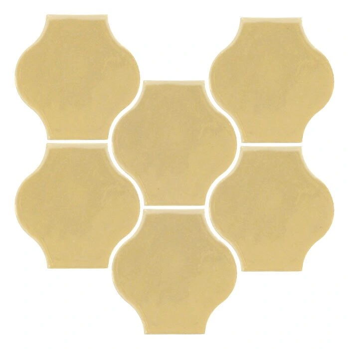 Sudio Field 5x5 Pata Grande High Fire Ceramic Tile Egg Cream