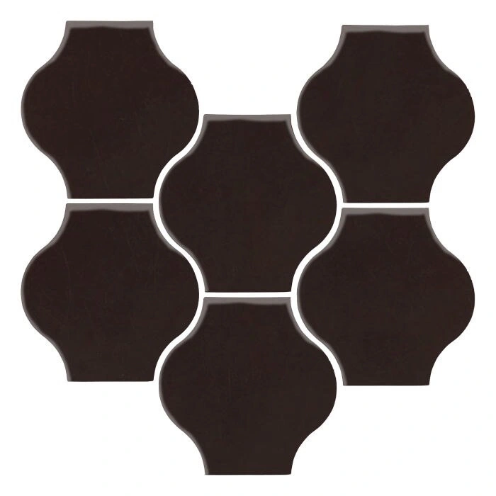 Sudio Field 5x5 Pata Grande High Fire Ceramic Tile Licorice