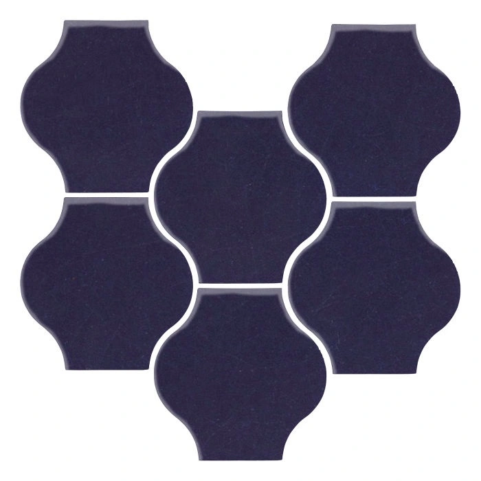 Sudio Field 5x5 Pata Grande High Fire Ceramic Tile Midnight Blue