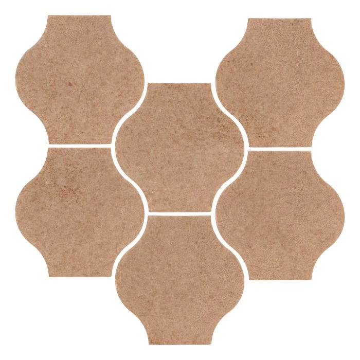 Sudio Field 5x5 Pata Grande High Fire Ceramic Tile Nut Shell