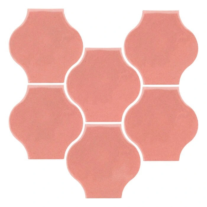 Sudio Field 5x5 Pata Grande High Fire Ceramic Tile Peach Pie