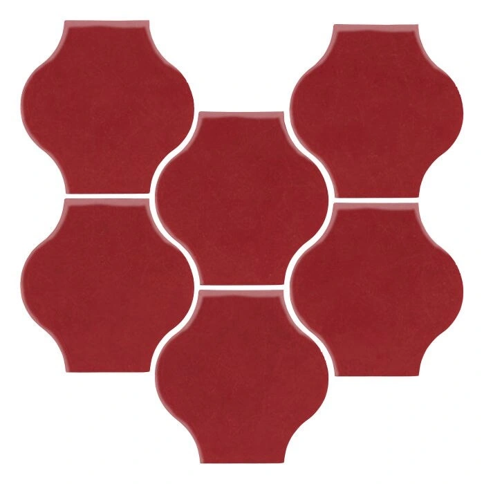Sudio Field 5x5 Pata Grande High Fire Ceramic Tile Pinot Noir