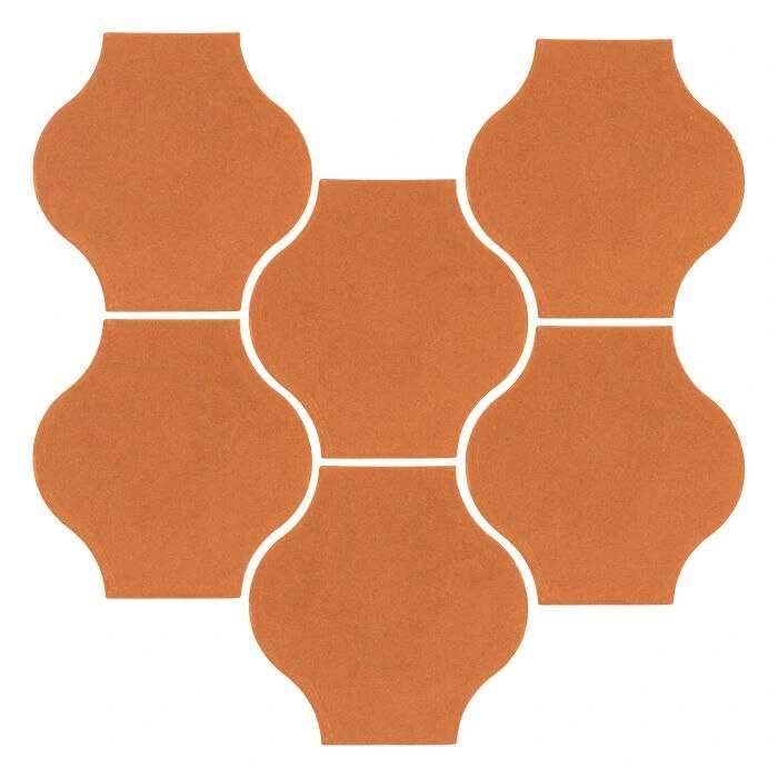 Sudio Field 5x5 Pata Grande High Fire Ceramic Tile Pottery Brown