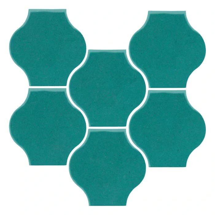 Sudio Field 5x5 Pata Grande High Fire Ceramic Tile Real Teal