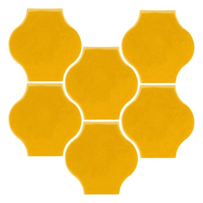Sudio Field 5x5 Pata Grande High Fire Ceramic Tile Sunflower