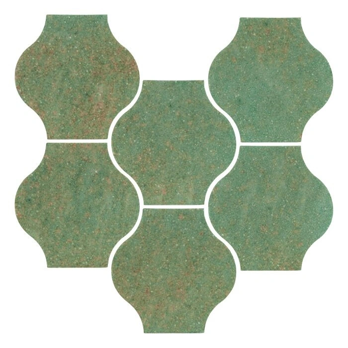 Sudio Field 5x5 Pata Grande High Fire Ceramic Tile Turtle