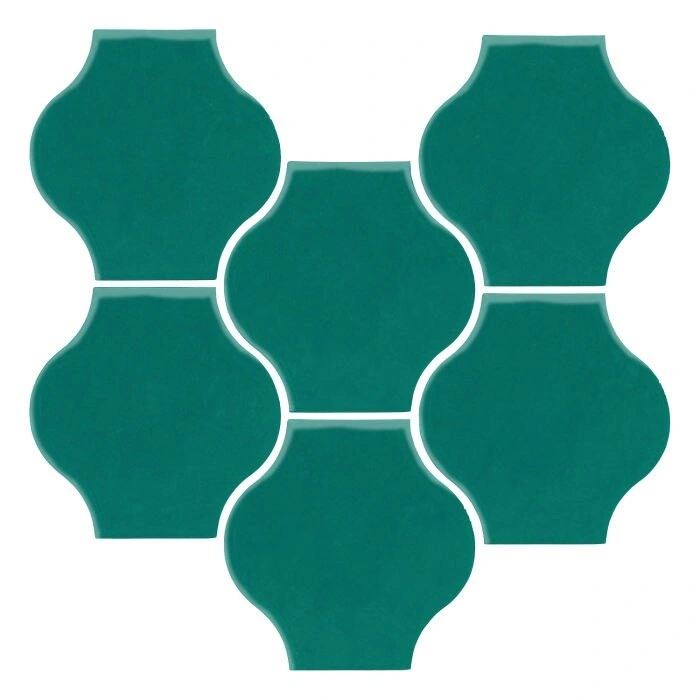 Sudio Field 5x5 Pata Grande High Fire Ceramic Tile Viridian