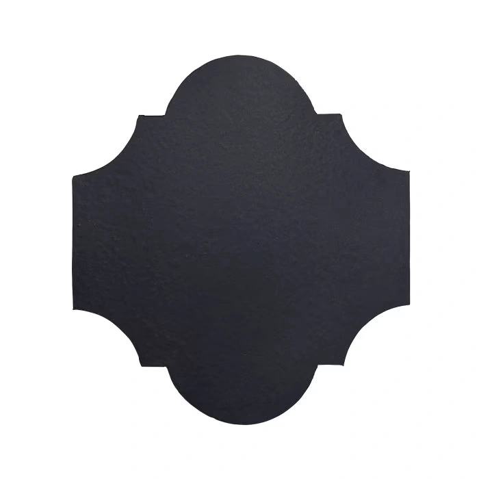 Studio Field 12x13 San Felipe High Fire Ceramic TilBlack Diamond