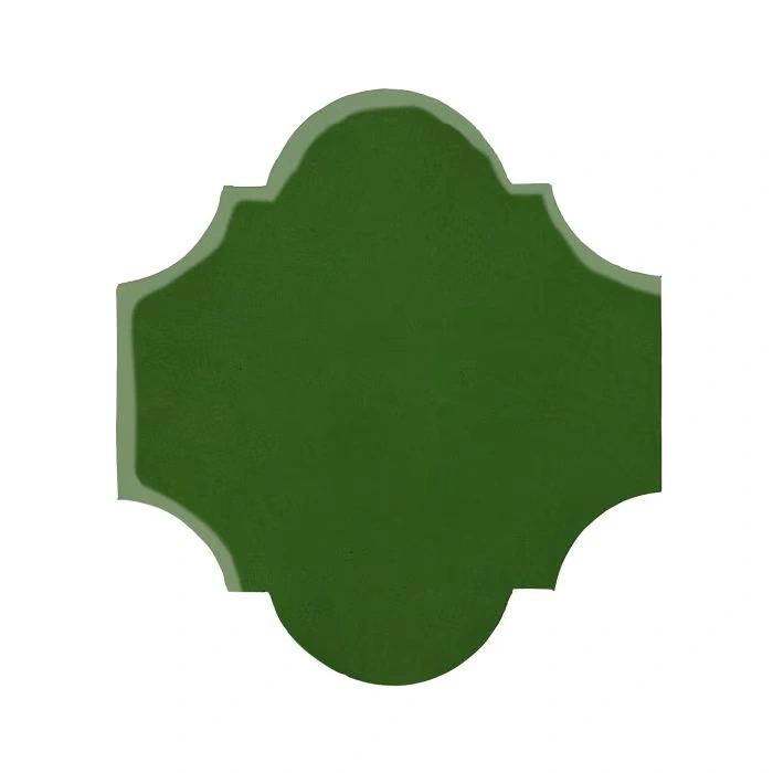 Studio Field 12x13 San Felipe High Fire Ceramic Tile Lucky Green