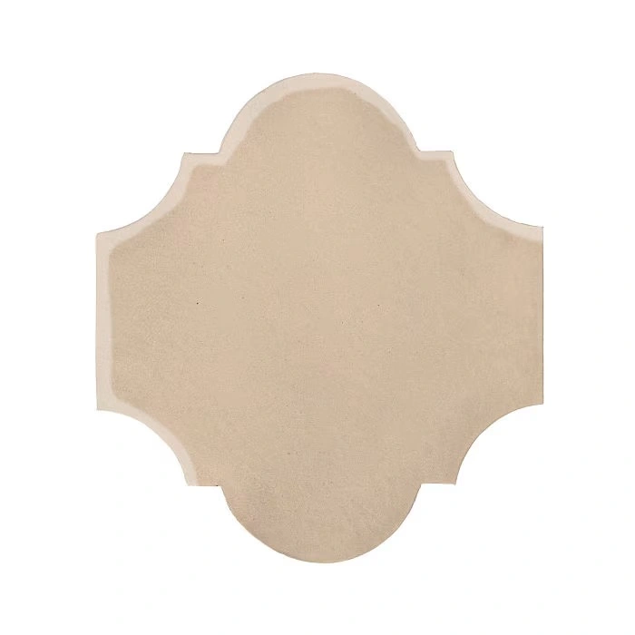 Studio Field 12x13 San Felipe High Fire Ceramic Tile White Bread