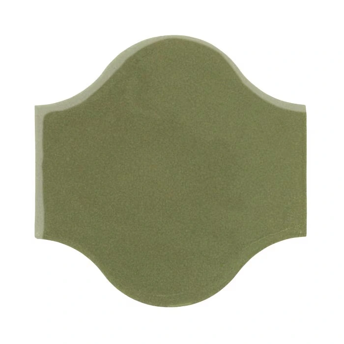 Sudio Field 11x11 Pata Grande High Fire Ceramic Tile Kelp