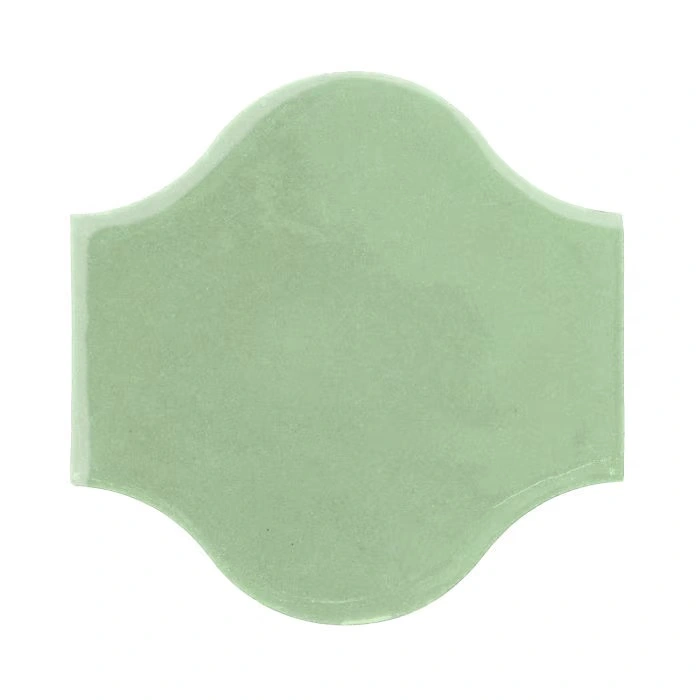 Sudio Field 11x11 Pata Grande High Fire Ceramic Tile Peppermint