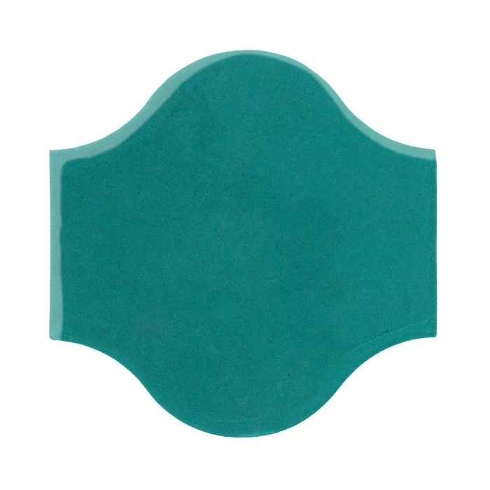 Sudio Field 11x11 Pata Grande High Fire Ceramic Tile Real Teal