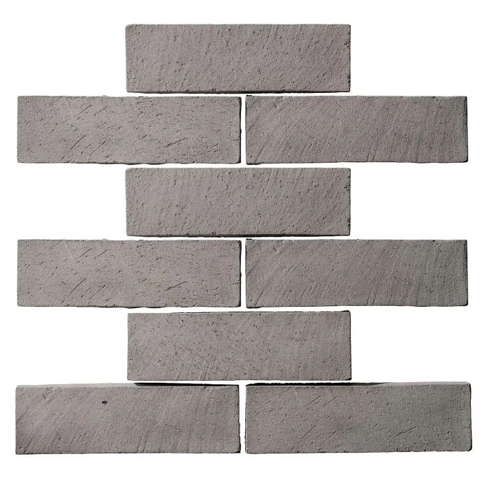 Norman 3x11 Thin Brick Veneer Sidewalk Gray