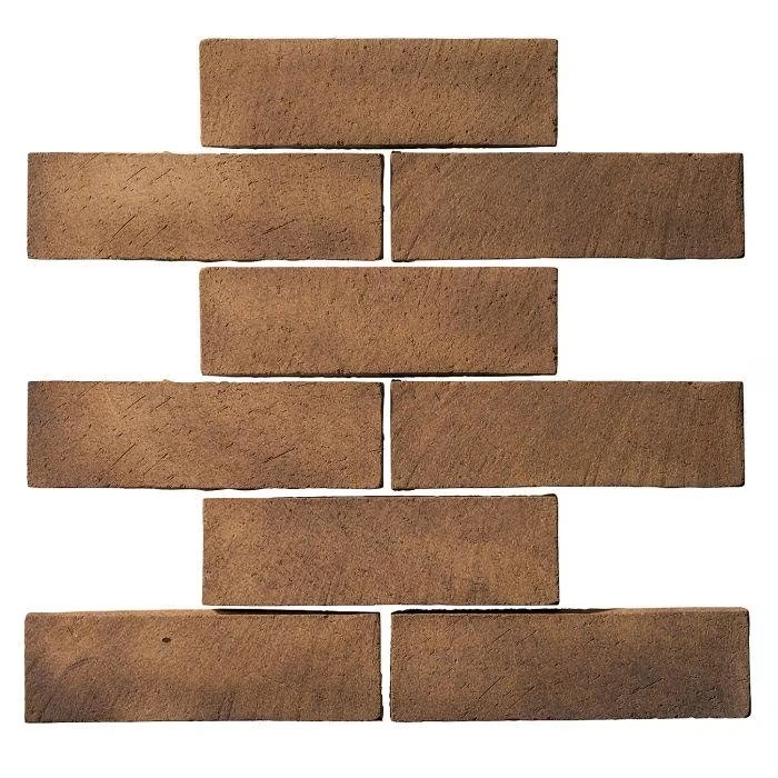 Norman 3x11 Thin Brick Veneer Tuscan Mustard