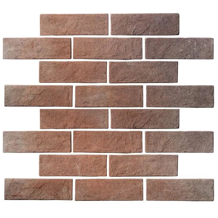 Standard 2x8 Thin Brick Veneer Beachwood Flash