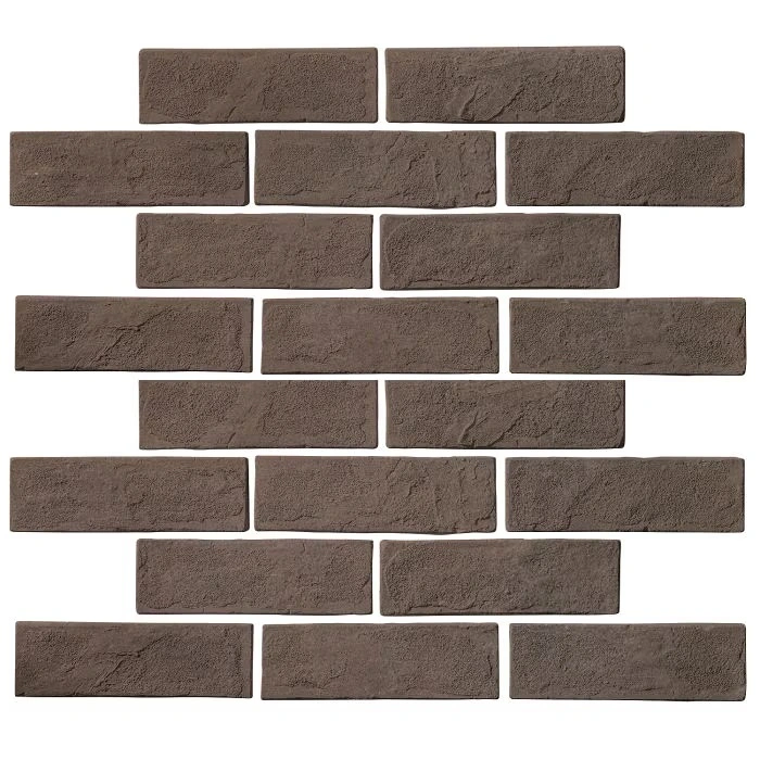 Standard 2x8 Thin Brick Veneer Cotto Chocolate