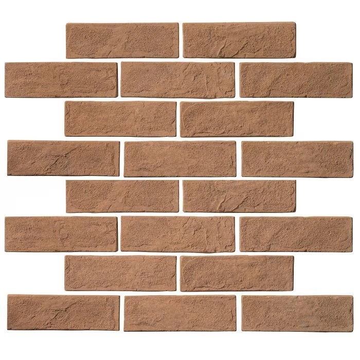 Standard 2x8 Thin Brick Veneer Cotto Mocha