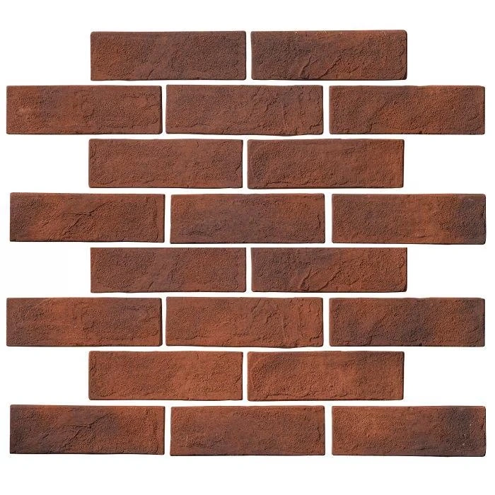Standard 2x8 Thin Brick Veneer Red Flash