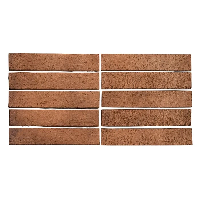 University 2x11 Thin Brick Veneer Cotto Dark