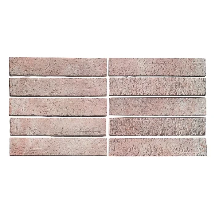 University Thin Brick Veneer Rosa White Wash