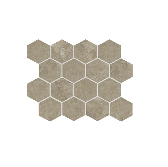 Mud Mosaico Esagono su rete