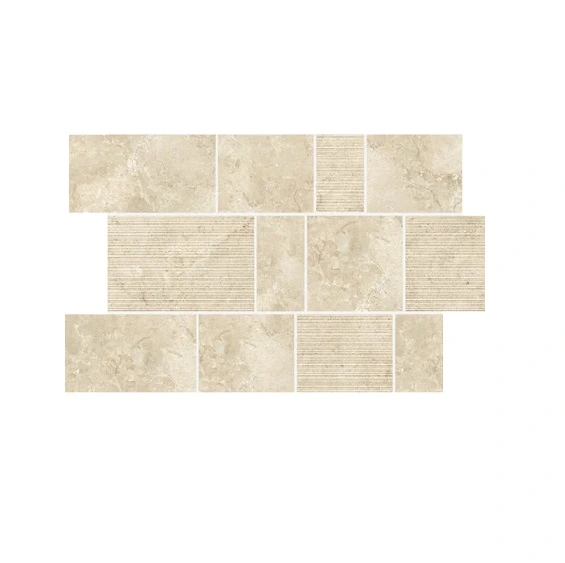 Beige Mosaico Surfaces su rete