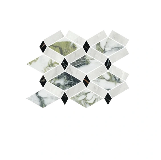 White Beauty Mosaico Fancy su rete