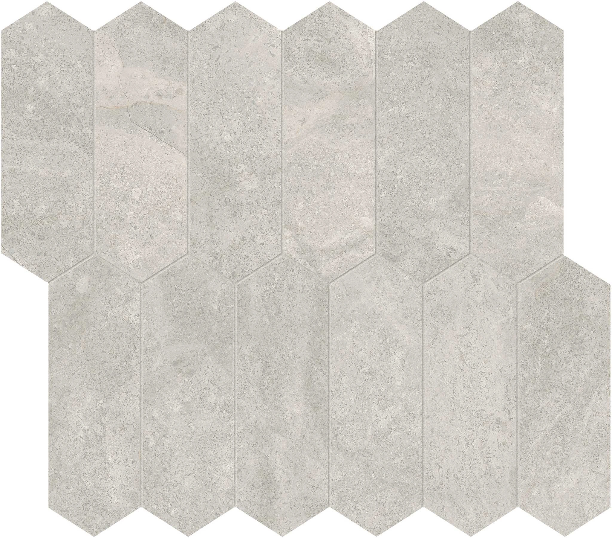 Anciano Grigio 2×6 Picket Mosaic