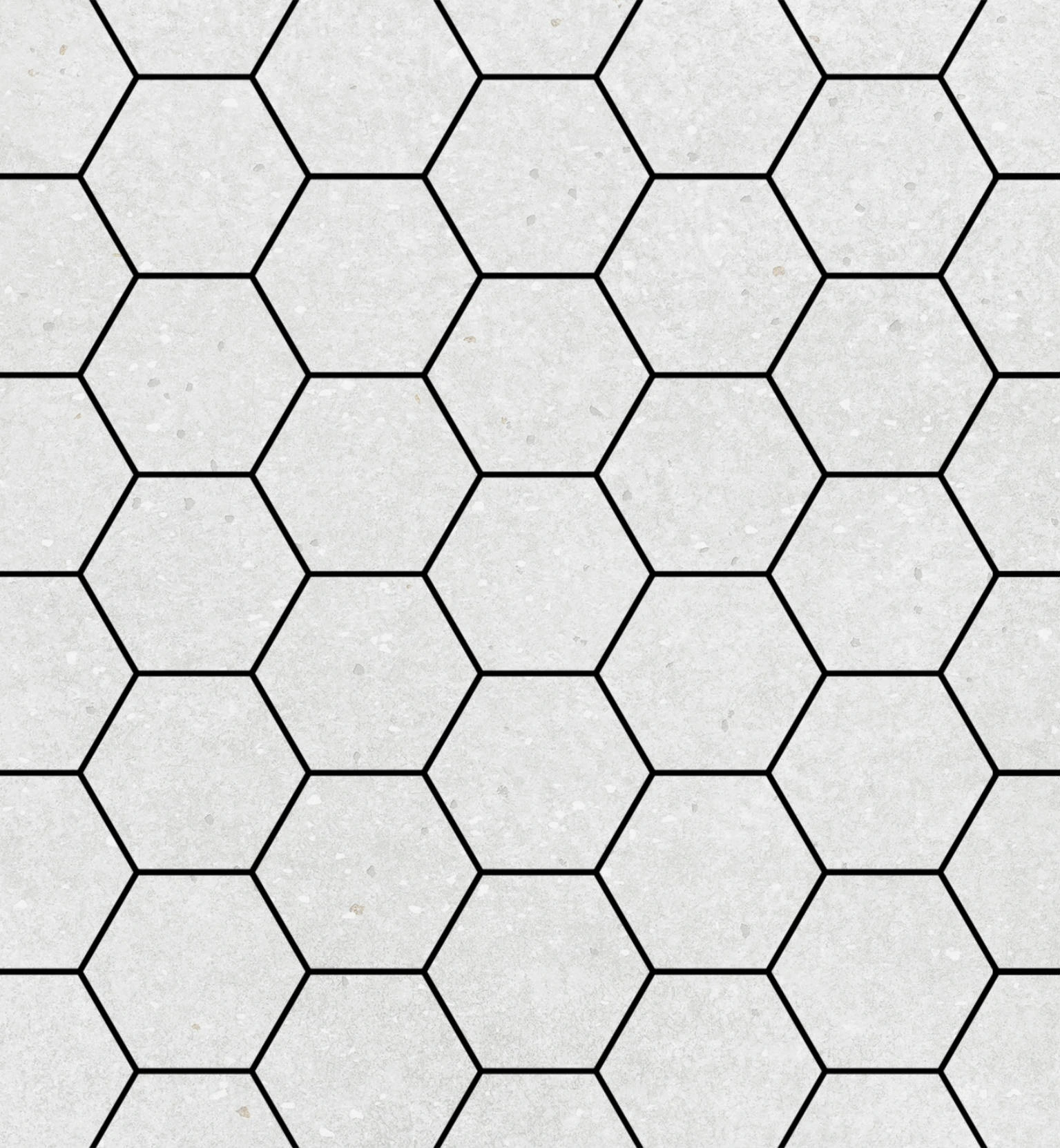 Ashland 3″ Hexagon Cream Mosaic