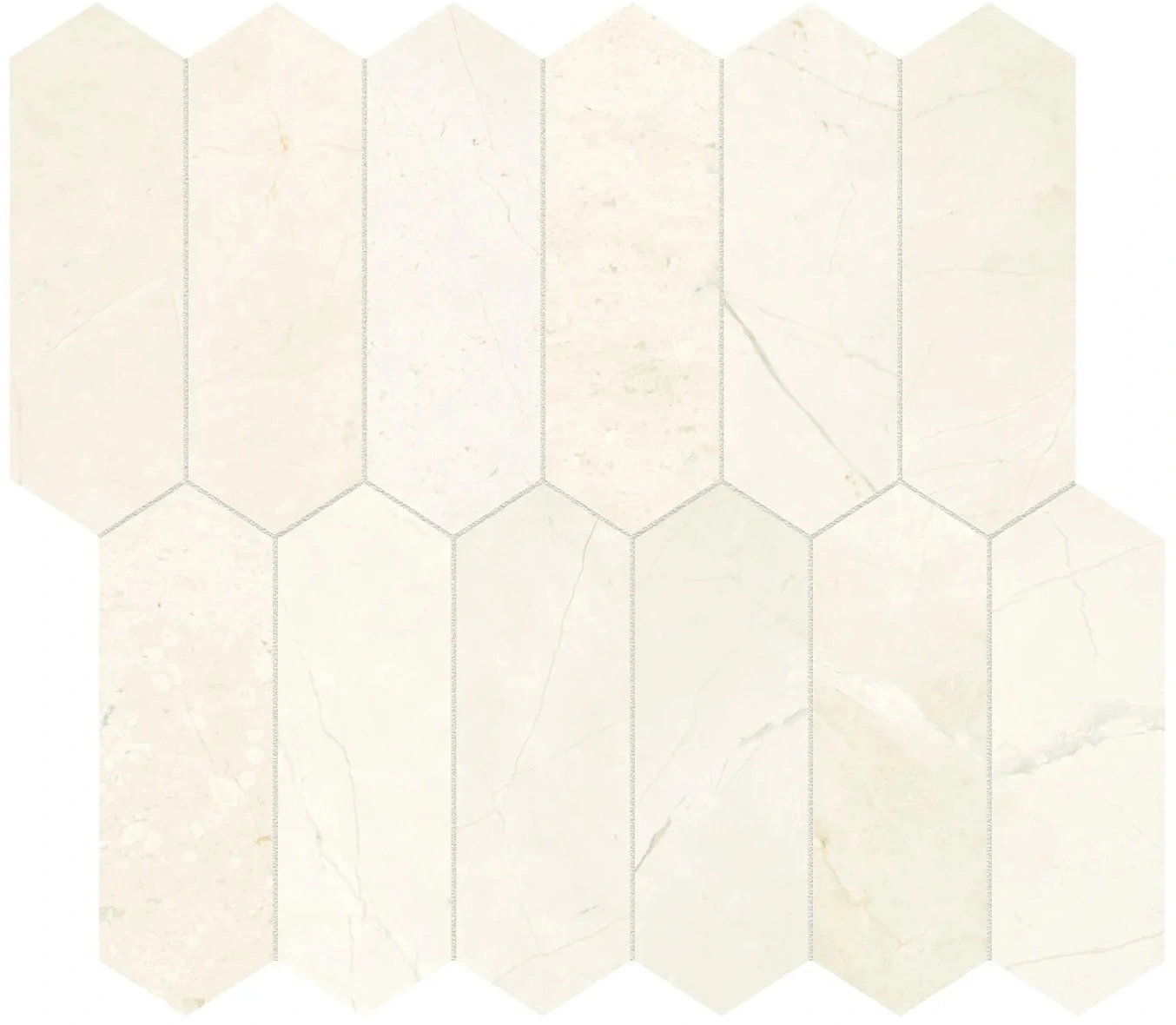 Avorio Crema Picket Mosaic