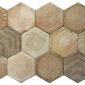 Alma 5.5X6.3 Sand Decor Hexagon