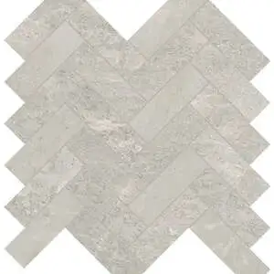 Anciano Grigio Herringbone Mosaic