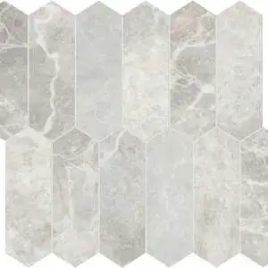 Apollo Argento 2×6 Picket Mosaic